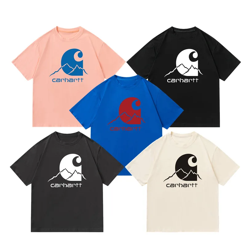 Summer new trendy brand men's T-shirt loose casual T-shirt men and women couple short-sleeved T-shirt
Summer new trendy brand men's T-shirt loose casual T-shirt men and women couple short-sleeved T-shirt