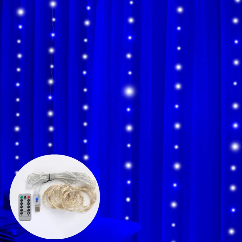 Curtain LED String Lights Christmas Decoration 3m Remote Control New Year Fairy Garland Lights for Bedroom Outdoor Home
Curtain LED String Lights Christmas Decoration 3m Remote Control New Year Fairy Garland Lights for Bedroom Outdoor Home