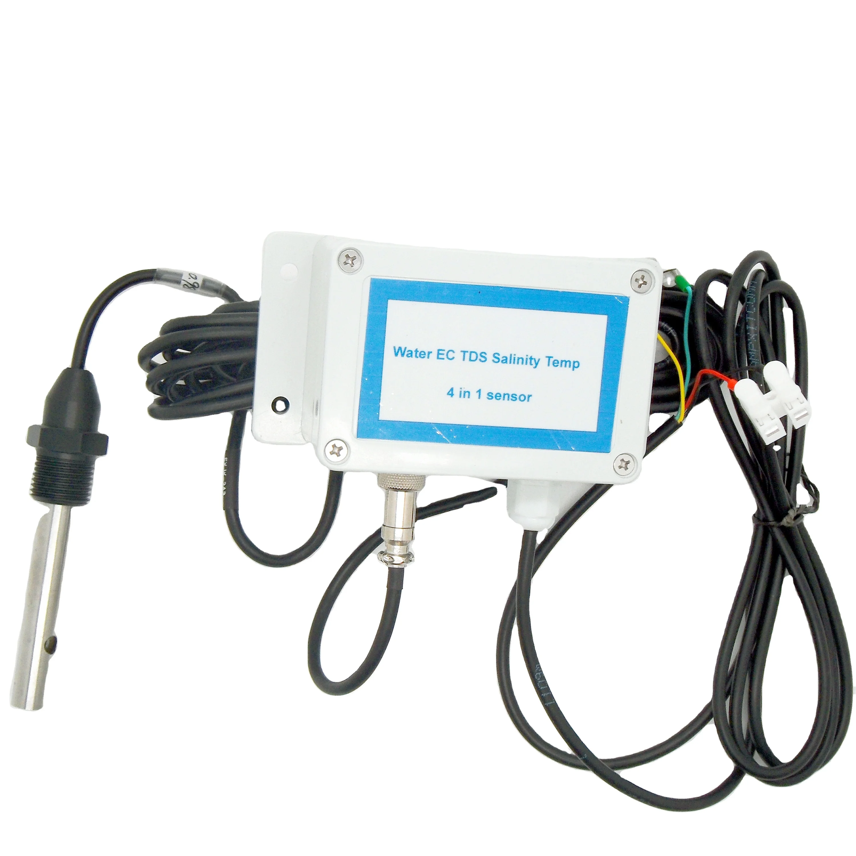 

Online 4-20ma 0-5v 0-10v Rs485 Modbus Digital Output Lora Lorawan Water Ec Sensor