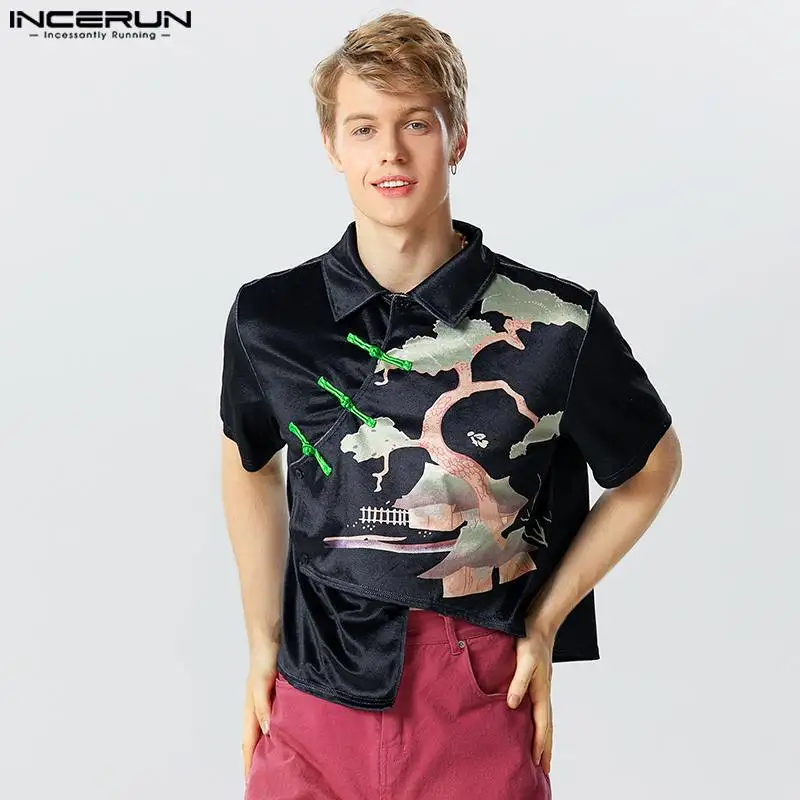 INCERUN Tops 2023 Chinese Style Mens Pine Tree Pattern Printed Shirts Casual Streetwear Buckle Design Short Sleeved Blouse S-5XL
INCERUN Tops 2023 Chinese Style Mens Pine Tree Pattern Printed Shirts Casual Streetwear Buckle Design Short Sleeved Blouse S-5XL
