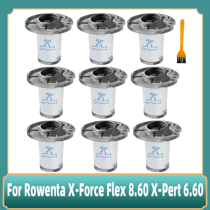 Моющийся фильтр для беспроводного пылесоса Rowenta X-Force Flex 8 60 X-Pert 6 Сменный Фильтр HEPA