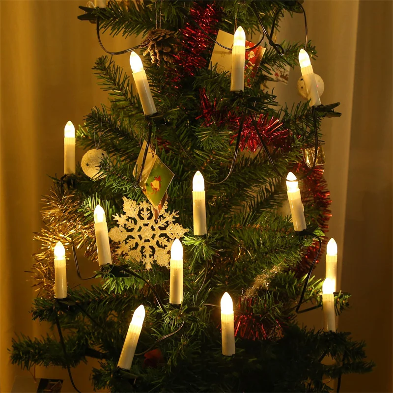 Christmas Tree Decoration LED Candles Light Usb Powered 20PCS with And Clip Christmas Decoration for Home Candle New Year 2023
Christmas Tree Decoration LED Candles Light Usb Powered 20PCS with And Clip Christmas Decoration for Home Candle New Year 2023