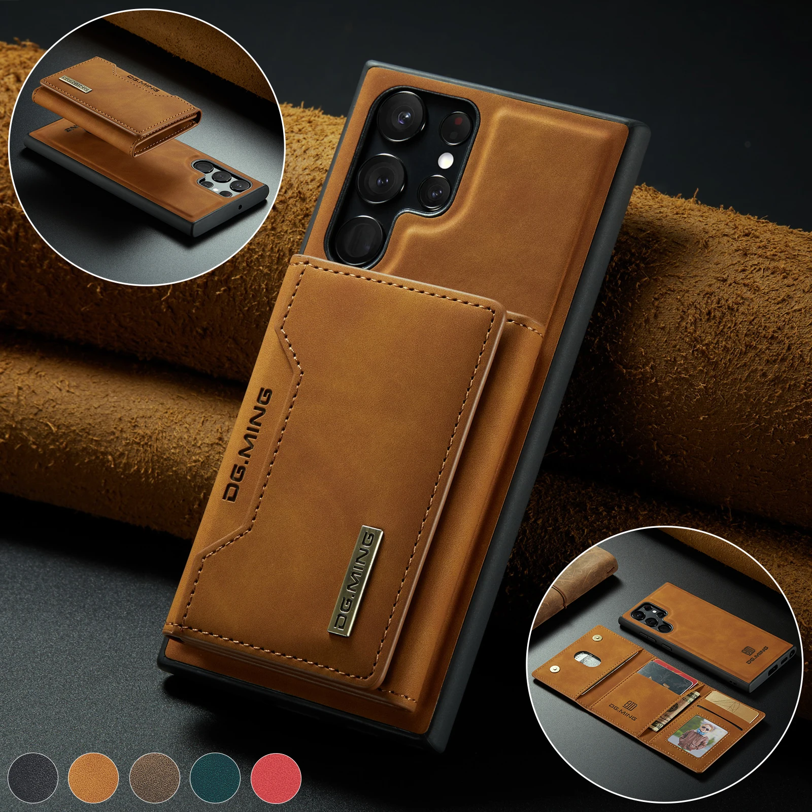 2 in 1 Magnetic Detachable Leather Wallet Phone Case for Samsung Galaxy S22 Ultra Card Holder Cards Solt Bag Book Fundas Casing
2 in 1 Magnetic Detachable Leather Wallet Phone Case for Samsung Galaxy S22 Ultra Card Holder Cards Solt Bag Book Fundas Casing