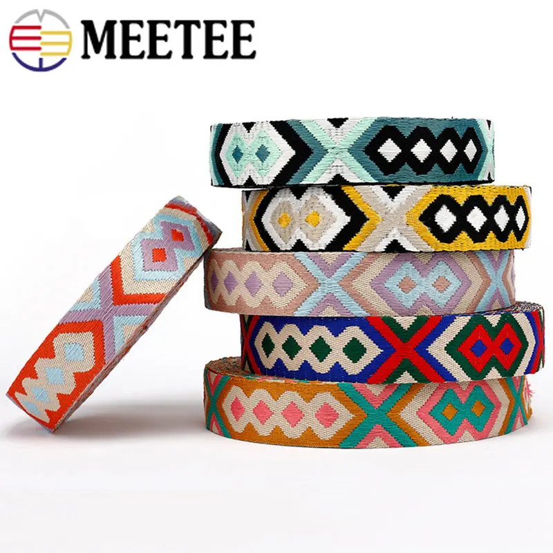 2/5M 50mm 2'' Jacquard Webbing Polyester Cotton Decorate Ribbon Tape for Bag Strap Backpack Belt Sewing bias Band Accessories
2/5M 50mm 2'' Jacquard Webbing Polyester Cotton Decorate Ribbon Tape for Bag Strap Backpack Belt Sewing bias Band Accessories