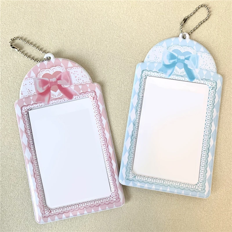 Photo Frame Keychain Idol Photo Sleeve Photo Pocket Photo Protection Protector Card Holder DIY INS Bowknot PVC Lace 3Inch
Photo Frame Keychain Idol Photo Sleeve Photo Pocket Photo Protection Protector Card Holder DIY INS Bowknot PVC Lace 3Inch