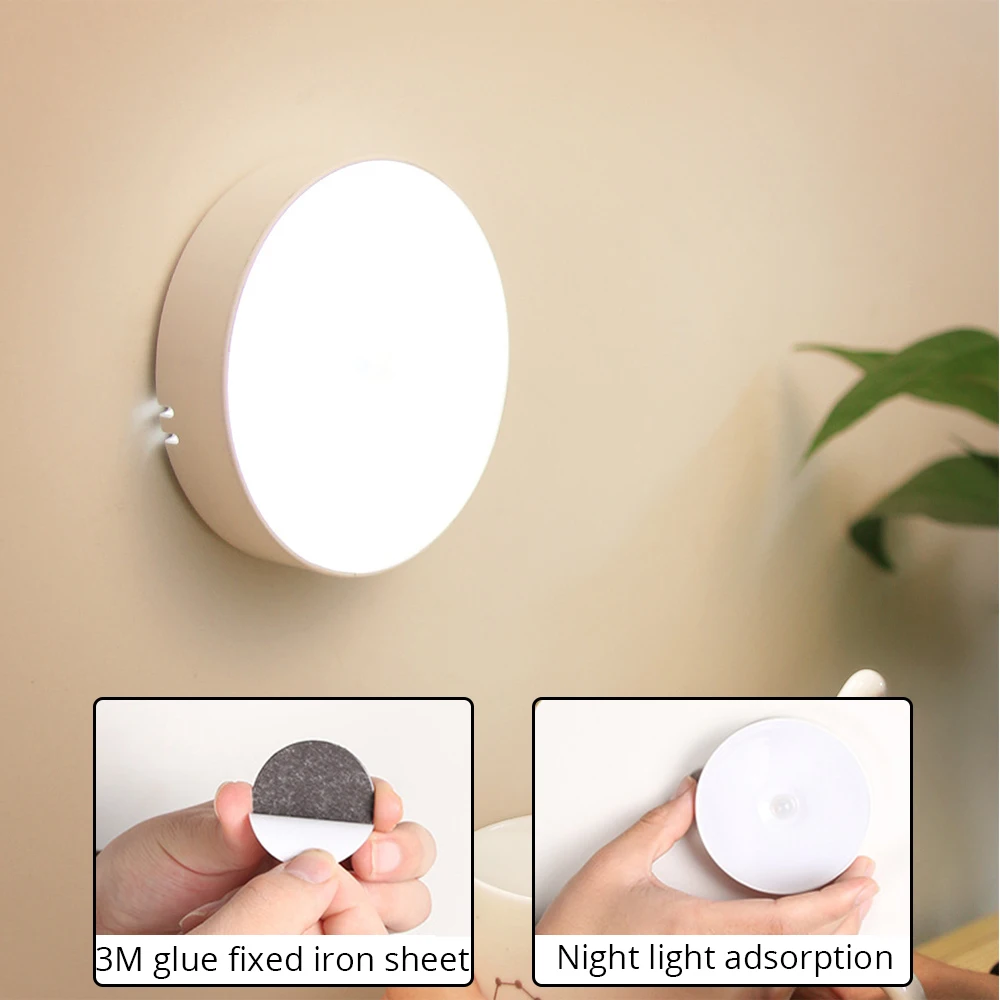 1pcs Bedroom Decor Night Lights Wireless Round Motion Sensor Lamp USB Charging Led Wall Light For Cabinet Wardrobe Lamp Lighting
1pcs Bedroom Decor Night Lights Wireless Round Motion Sensor Lamp USB Charging Led Wall Light For Cabinet Wardrobe Lamp Lighting