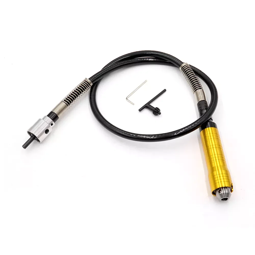 Flexible Shaft Tube Extension with 0.3-6.5mm Drill Chuck for Dremel Die Grinder Hand Drill Rotary Tools
Flexible Shaft Tube Extension with 0.3-6.5mm Drill Chuck for Dremel Die Grinder Hand Drill Rotary Tools