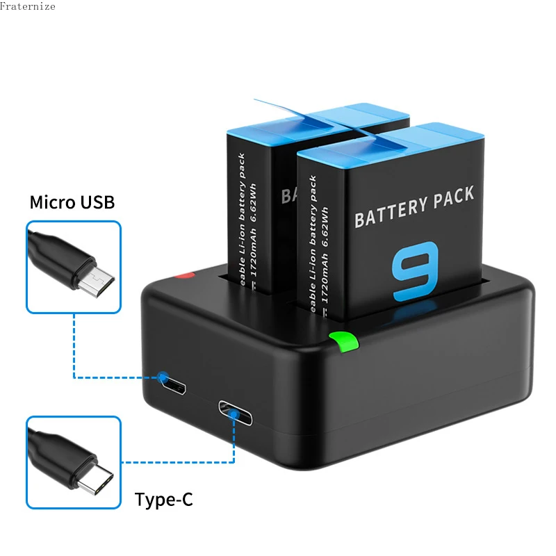 1800mAh battery For gopro hero 10 dual battery charger Smart Fast Charging Li-ion Camera Batteries For GoPro Hero 9 Accessories
1800mAh battery For gopro hero 10 dual battery charger Smart Fast Charging Li-ion Camera Batteries For GoPro Hero 9 Accessories