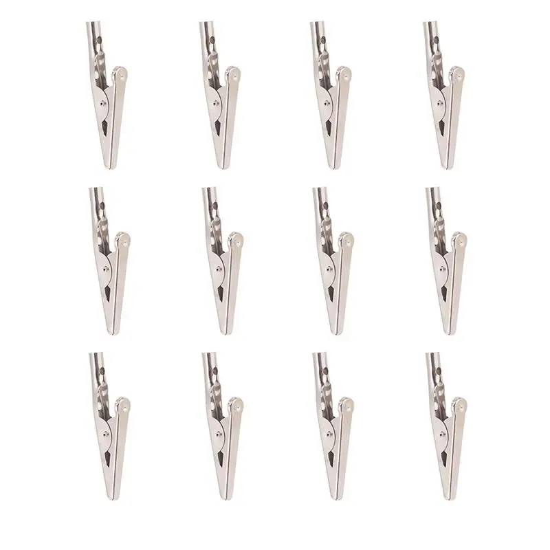 24pcs 51mm Metal Alligator Crocodile Clamps for Laboratory Electric Testing Work
24pcs 51mm Metal Alligator Crocodile Clamps for Laboratory Electric Testing Work