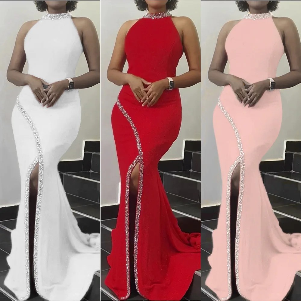 Elegant Slim Female Wedding Party Guest Dresses Off Shoulder Full Length Robe De Soiree High Quality Long Formal Gowns 2022 New
Elegant Slim Female Wedding Party Guest Dresses Off Shoulder Full Length Robe De Soiree High Quality Long Formal Gowns 2022 New