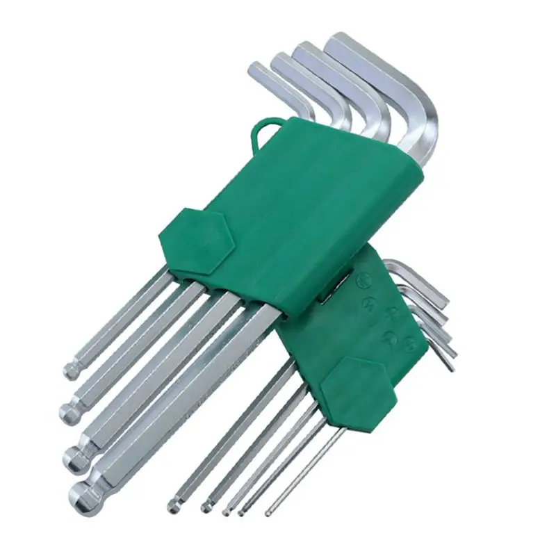9pcs/set Hex Allen Key Wrench L-Shape 1/16''-3/8'' Hexagon Repair Bicycle Tools Drop Shipping
9pcs/set Hex Allen Key Wrench L-Shape 1/16''-3/8'' Hexagon Repair Bicycle Tools Drop Shipping