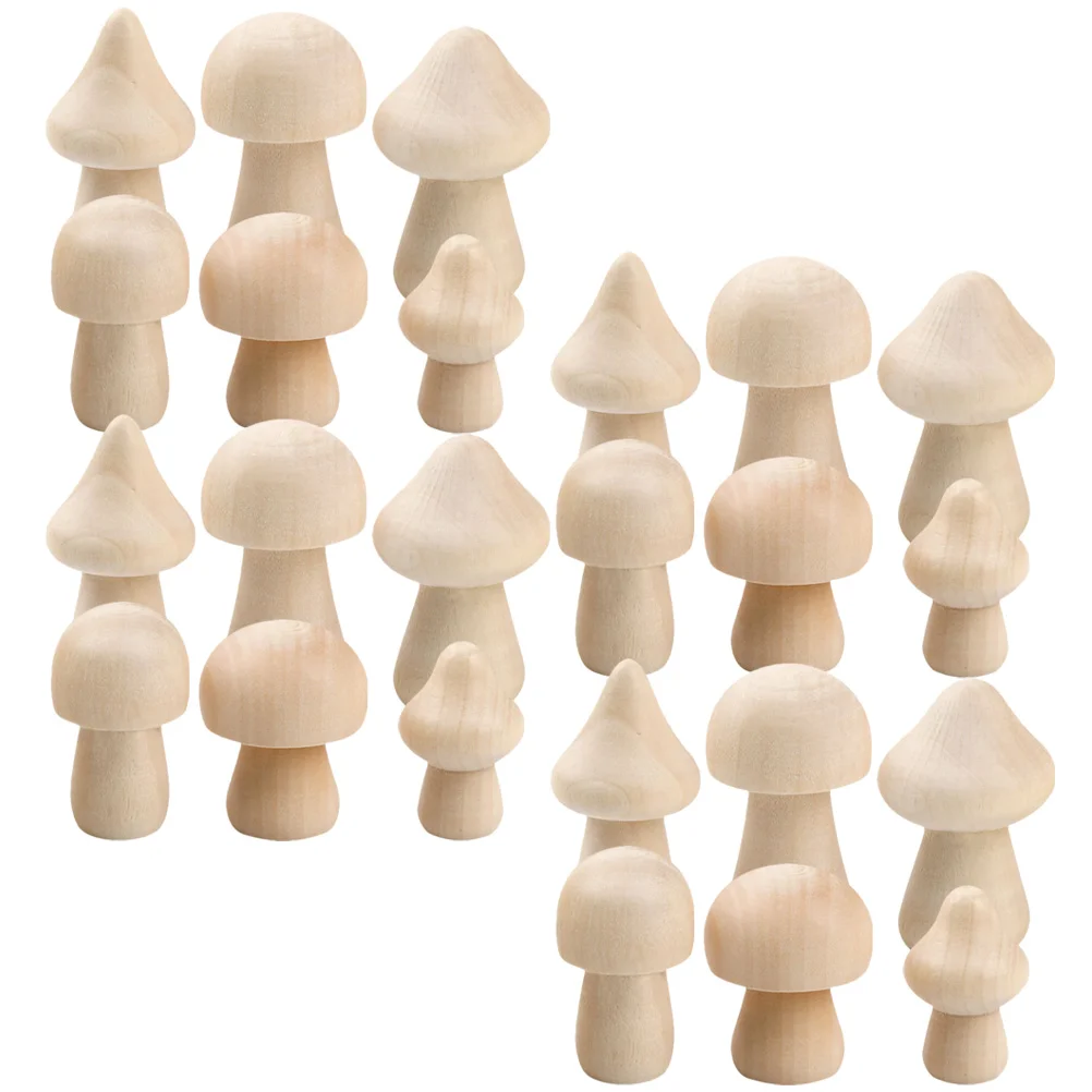 60 Pcs Brain Toy Kids DIY Mushroom Toy Unpainting Mushroom Kids Painting Mushroom Models DIY Mushrooms Crafts
60 Pcs Brain Toy Kids DIY Mushroom Toy Unpainting Mushroom Kids Painting Mushroom Models DIY Mushrooms Crafts