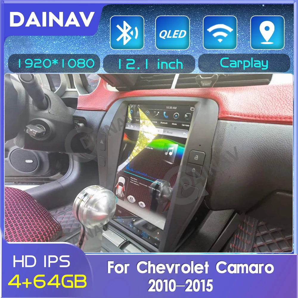 12.1 inch Tesla Car radio tape recorder For Chevrolet Camaro 2010-2015 audio autoradio Stereo receiver Multimedia DVD player
12.1 inch Tesla Car radio tape recorder For Chevrolet Camaro 2010-2015 audio autoradio Stereo receiver Multimedia DVD player