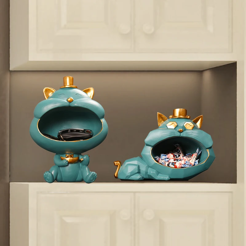 Lucky Cat Key Storage Decoration Entrance Hallway Shoe Cabinet TV Cabinet Moving into the New House Gift Present
Lucky Cat Key Storage Decoration Entrance Hallway Shoe Cabinet TV Cabinet Moving into the New House Gift Present