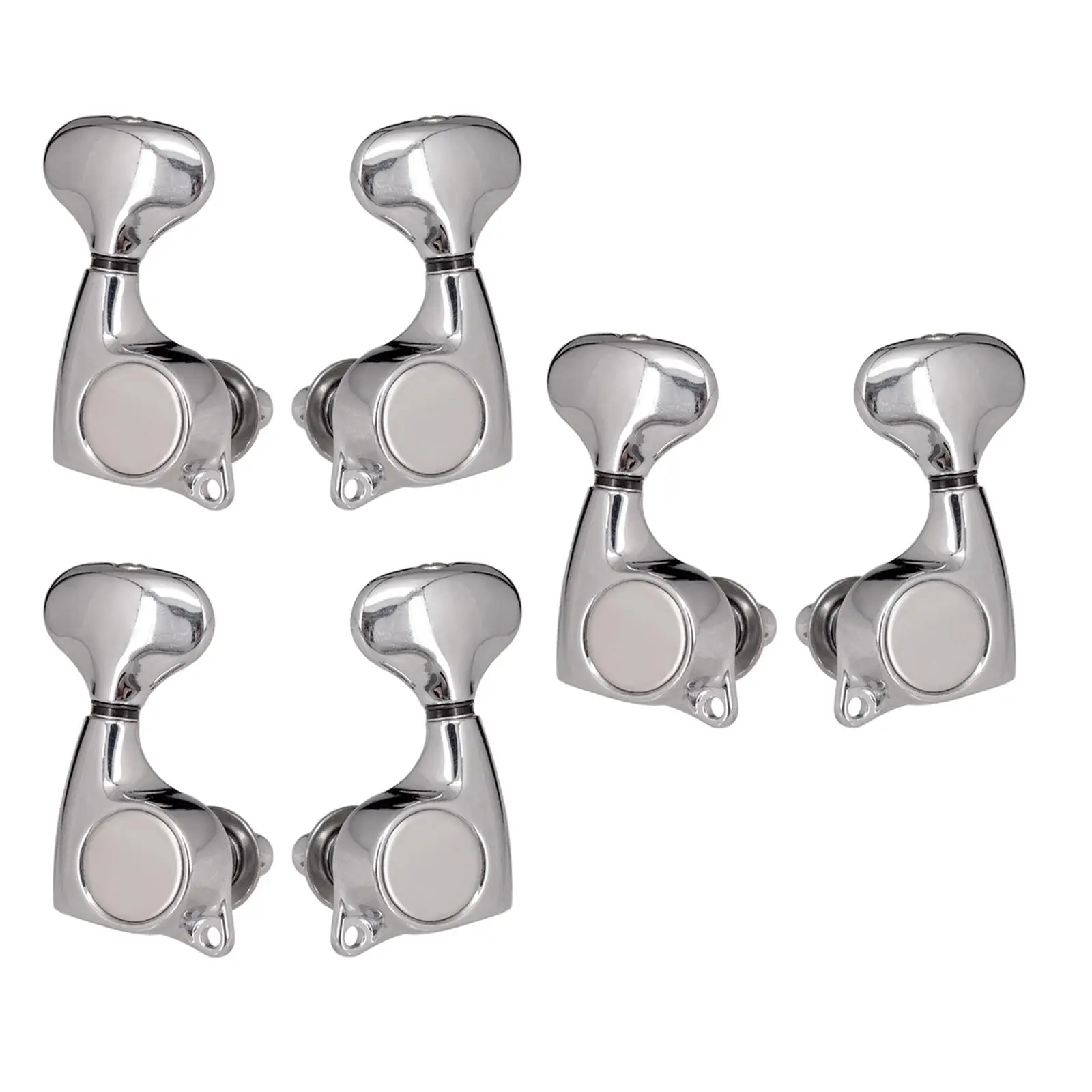 6 Pieces Silver Machine Head Convenient Practical Precise Lock String Tuning Key Pegs for Electric Guitar Classical Guitars 
6 Pieces Silver Machine Head Convenient Practical Precise Lock String Tuning Key Pegs for Electric Guitar Classical Guitars