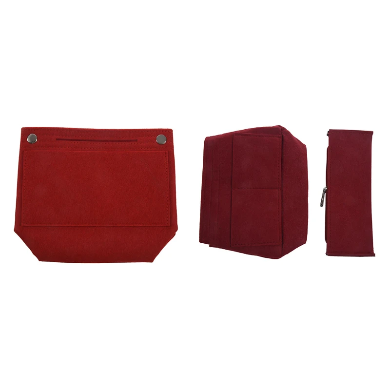 2Pc Multifunction Handbag Cosmetic Organizer Purse Insert Bag With Makeup Bag Cosmetic Cases Felt Bag Red S
2Pc Multifunction Handbag Cosmetic Organizer Purse Insert Bag With Makeup Bag Cosmetic Cases Felt Bag Red S