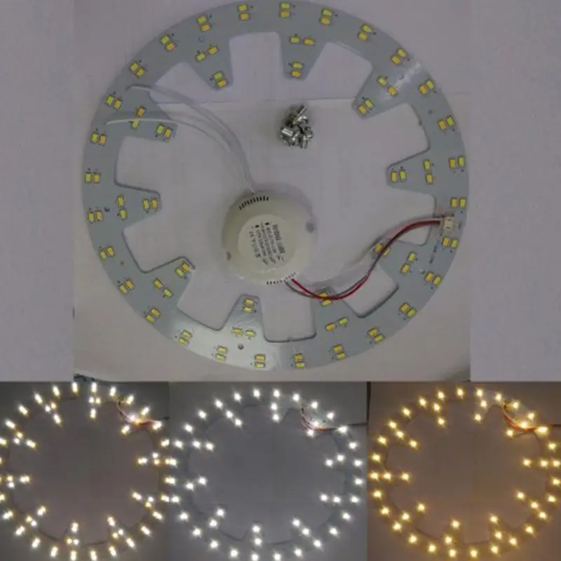 

10.82in Diameter 24W 96 LEDs 5730 SMD Three Light Colors(Warm White + White + Soft White) LED Ceiling Light Aluminum PCB Board