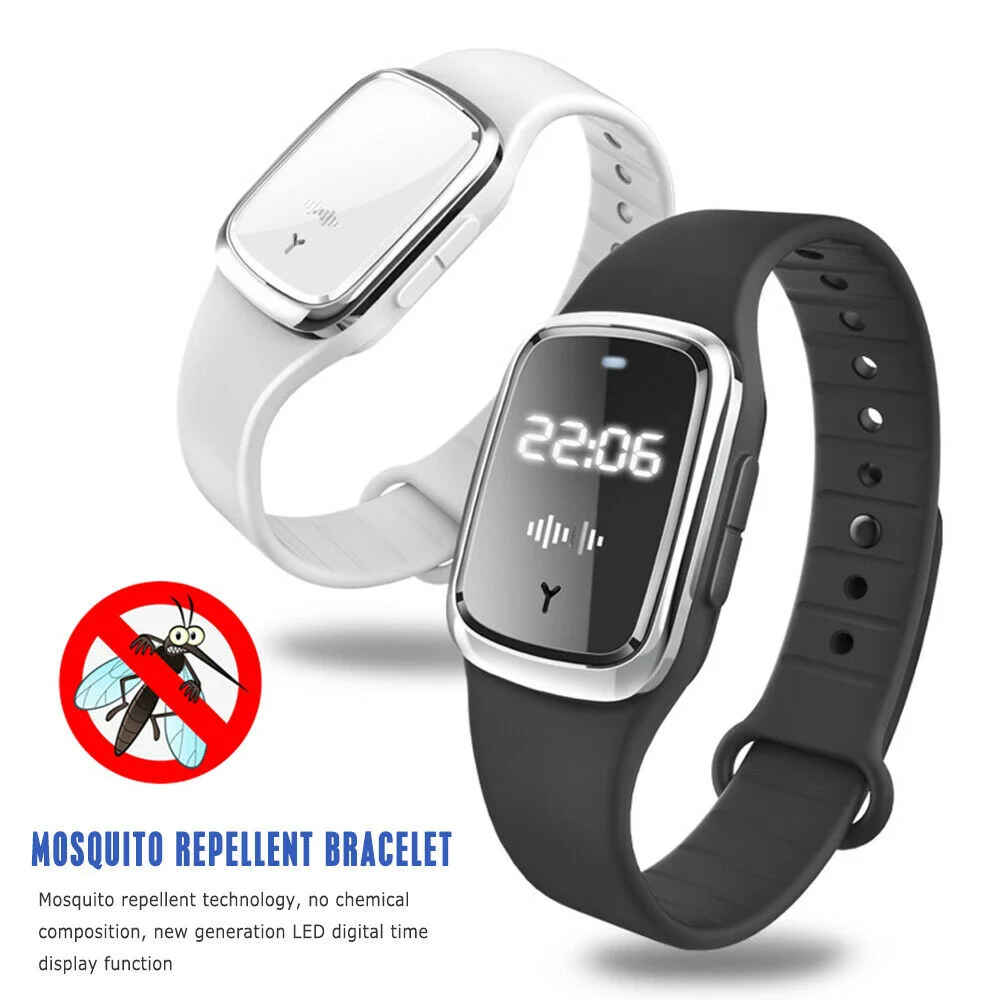 Ultrasonic Mosquitoes Bracelet Anti Mosquitoes Wristband Smart Prevent Mosquitoes Wrist Watch For Indoor Outdoor Free Shipping
Ultrasonic Mosquitoes Bracelet Anti Mosquitoes Wristband Smart Prevent Mosquitoes Wrist Watch For Indoor Outdoor Free Shipping
