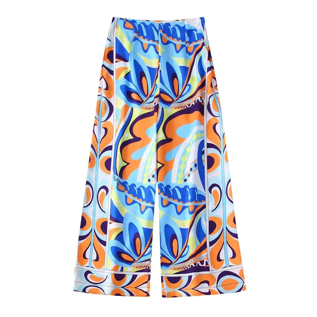 2022 Women Chic Fashion Casual Wear Straight Pants Printing Vintage High Waist Loose Female Trousers Mujer
2022 Women Chic Fashion Casual Wear Straight Pants Printing Vintage High Waist Loose Female Trousers Mujer