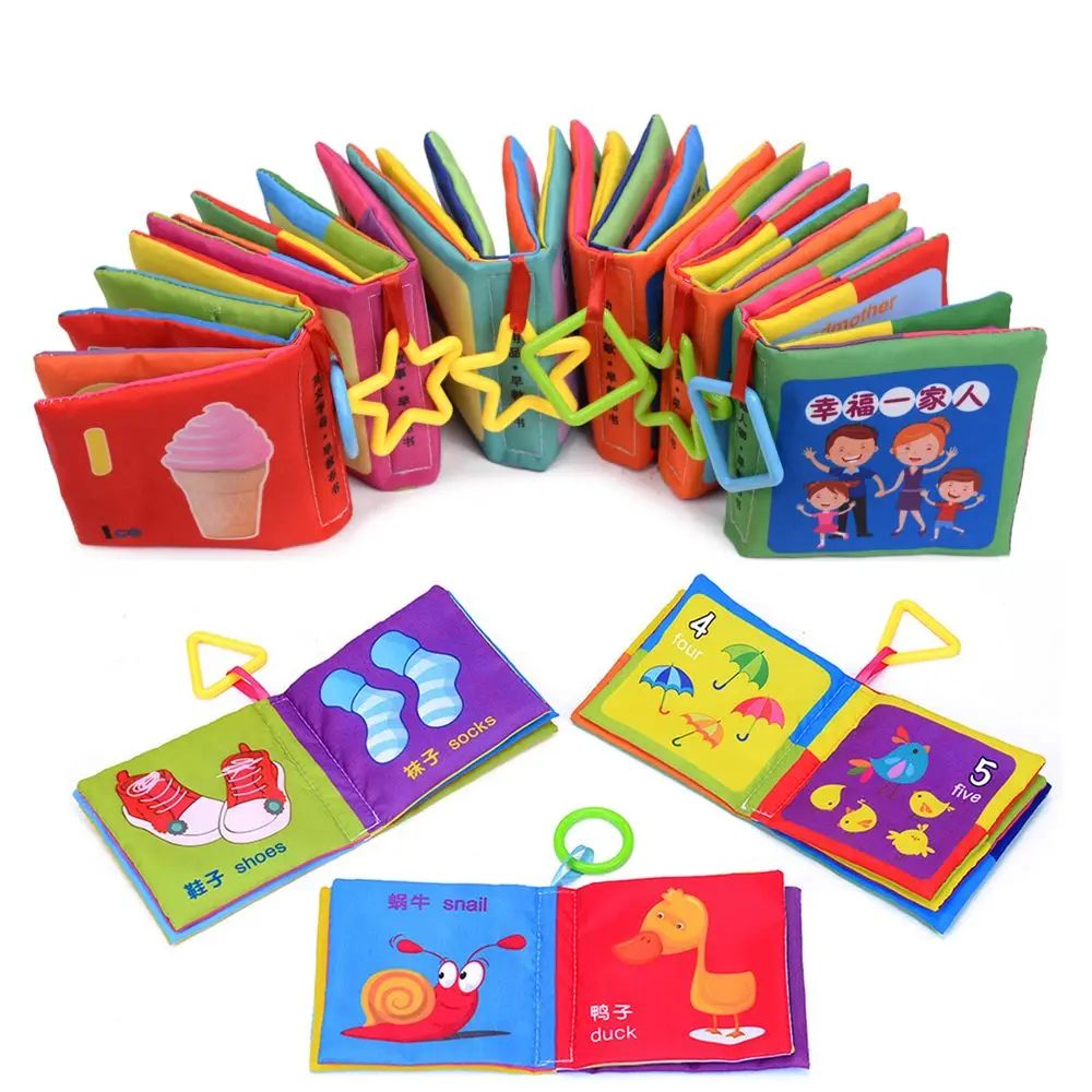 Baby Cloth Book Intelligence Development Soft Learning Cognize Reading Books Early Educational Toys Readings 1-3 Y
Baby Cloth Book Intelligence Development Soft Learning Cognize Reading Books Early Educational Toys Readings 1-3 Y