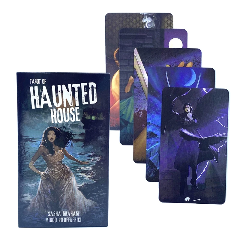 Tarot of the Haunted House Cards Prophecy Divination Deck Family Party Board Game Fortune Telling Game Beginners Cards
Tarot of the Haunted House Cards Prophecy Divination Deck Family Party Board Game Fortune Telling Game Beginners Cards