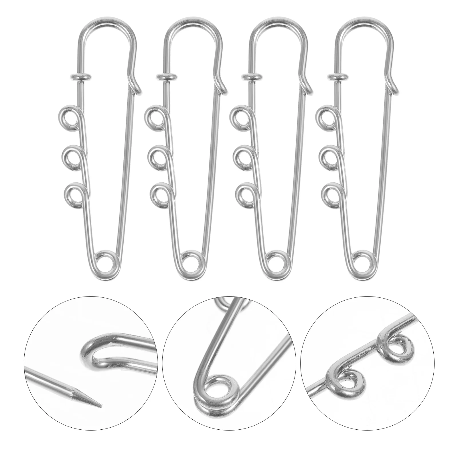 Brooch Safety Diy Pin Holes Clips Needles Big Waist Jewelry Findings Metal Alloy Clasp Badge Tightener Pant Blanket Duty Jeans
Brooch Safety Diy Pin Holes Clips Needles Big Waist Jewelry Findings Metal Alloy Clasp Badge Tightener Pant Blanket Duty Jeans