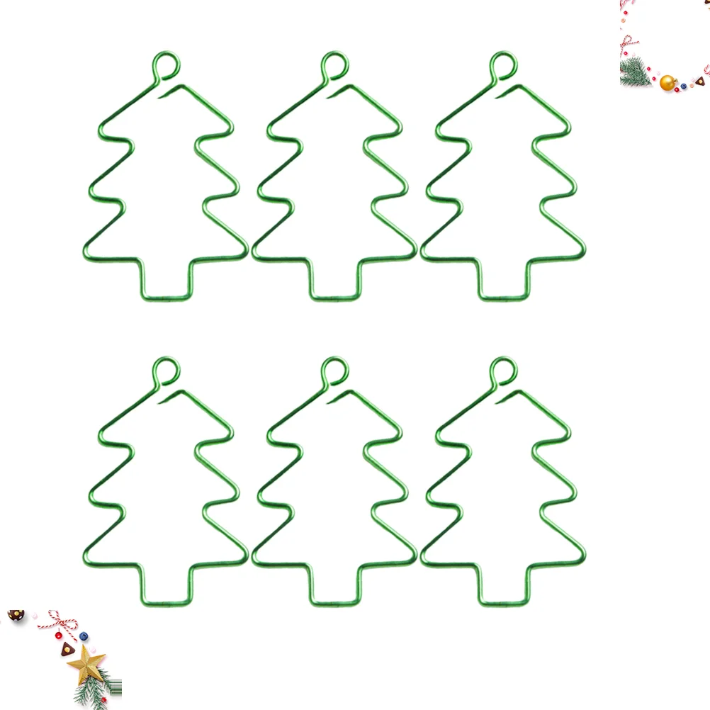 6 Pcs Paper Clips Christmas Tree Shaped Creative Paper Neddles Hand Account Essentials for Home
6 Pcs Paper Clips Christmas Tree Shaped Creative Paper Neddles Hand Account Essentials for Home