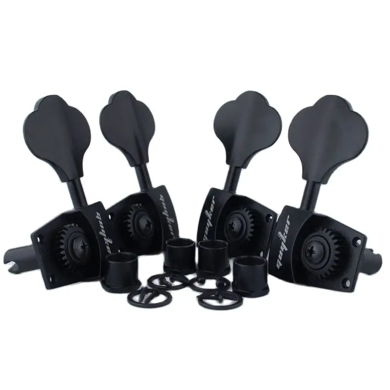Guyker Bass Tuners1:26 Ratio Open Gear Tuning Key Pegs Machine Head Replacement for Electric Jazz Guitar Bass Precision Black
Guyker Bass Tuners1:26 Ratio Open Gear Tuning Key Pegs Machine Head Replacement for Electric Jazz Guitar Bass Precision Black