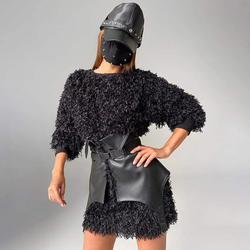 Black PU Leather Belt Buckle Corset Women Spring 2022 Fashion Slim Streetwear Elegant Ladies Corsets
Black PU Leather Belt Buckle Corset Women Spring 2022 Fashion Slim Streetwear Elegant Ladies Corsets