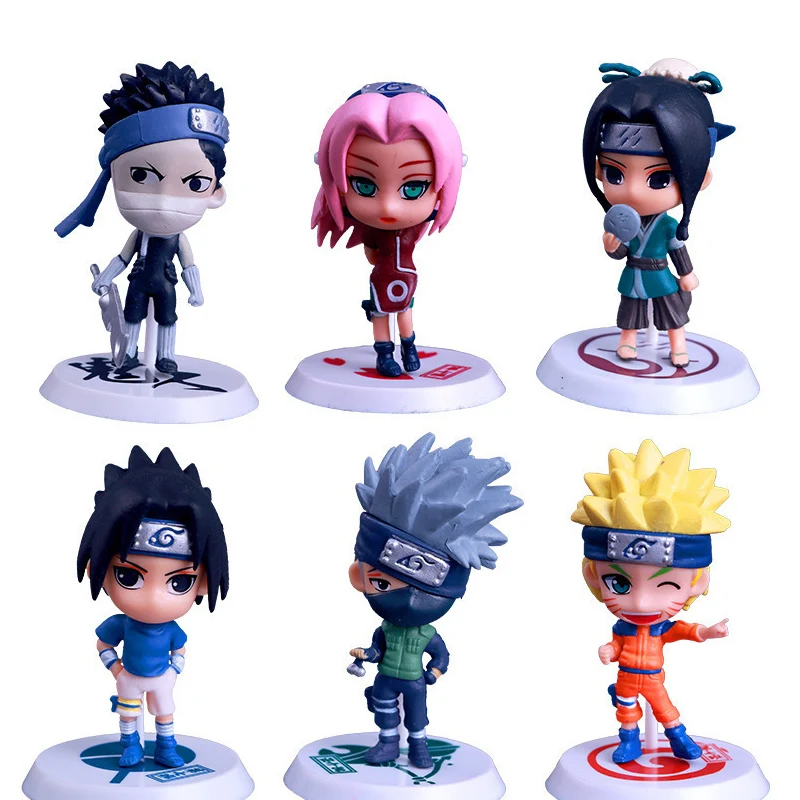 6PCS Naruto Anime Uzumaki Naruto Kawaii Cation Figure Kakashi Hatake Uchiha Sasuke Haruno Sakura Cartoon Model Decor Toy Gift
6PCS Naruto Anime Uzumaki Naruto Kawaii Cation Figure Kakashi Hatake Uchiha Sasuke Haruno Sakura Cartoon Model Decor Toy Gift