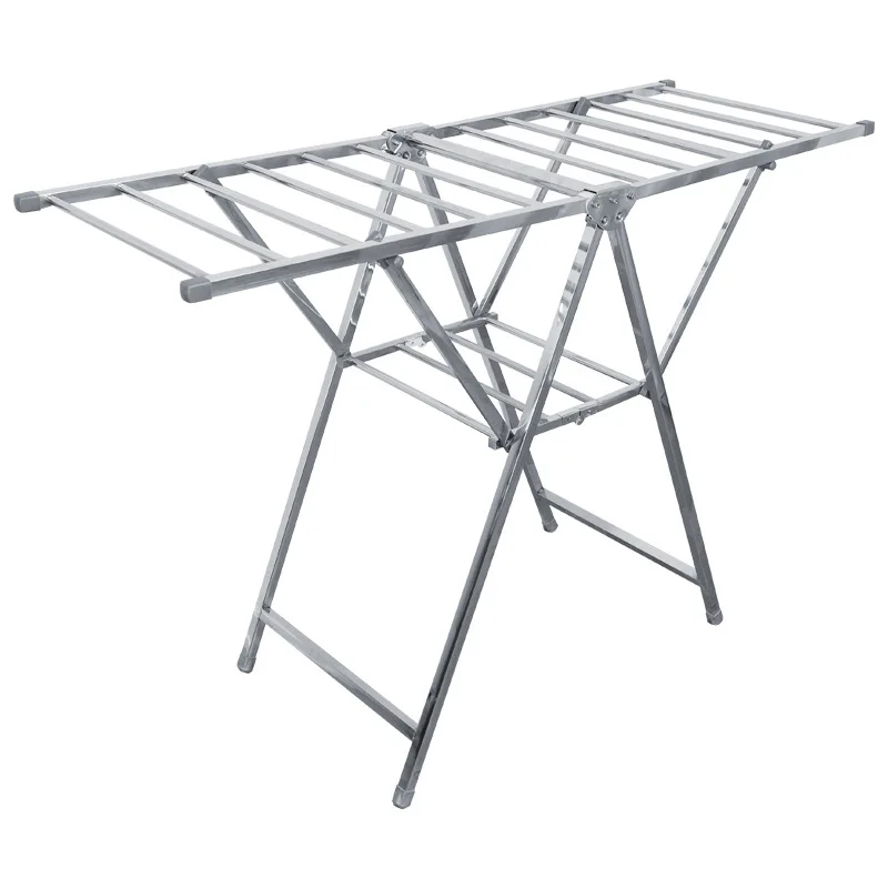 Indoor Cool Hanger, Baby Diaper Rack, Balcony Drying Rack, Household Folding Stainless Steel Wing Drying Rack
Indoor Cool Hanger, Baby Diaper Rack, Balcony Drying Rack, Household Folding Stainless Steel Wing Drying Rack