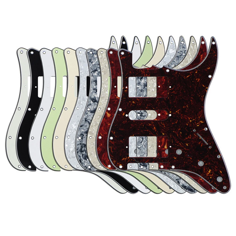 3Ply 11Holes ST HSH Guitar Pickguard Scratch Plate Replacement Parts For Strat HSH Style Guitar High Quality Guitars Parts
3Ply 11Holes ST HSH Guitar Pickguard Scratch Plate Replacement Parts For Strat HSH Style Guitar High Quality Guitars Parts