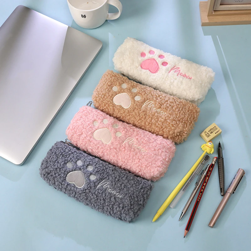 Kawaii Fluffy Cat Paw Pencil Bag Cute Pen Pouch Stationery Organizer Case Cute Cat Claw Cartoon Shape Pencil Case School Student
Kawaii Fluffy Cat Paw Pencil Bag Cute Pen Pouch Stationery Organizer Case Cute Cat Claw Cartoon Shape Pencil Case School Student