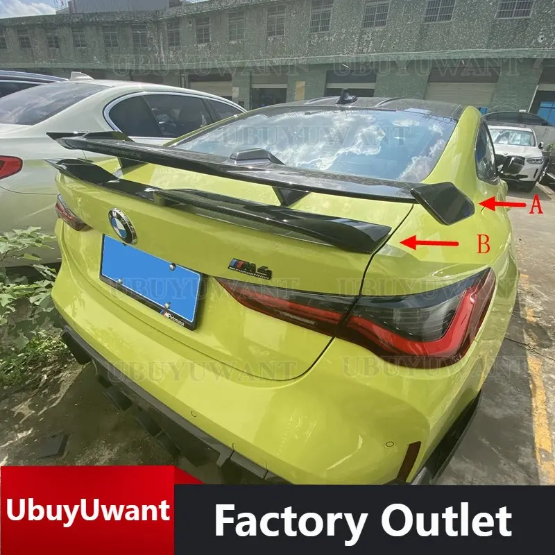 For New BMW 4 Series G22 G82 M4 Spoiler Accessories Carbon Fiber Material Car Trunk Rear Lip Wing Tail Separator 2021-2022
For New BMW 4 Series G22 G82 M4 Spoiler Accessories Carbon Fiber Material Car Trunk Rear Lip Wing Tail Separator 2021-2022