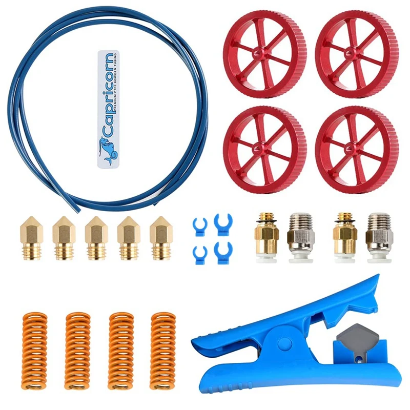For Creality Upgrade 3D Printer Kit With Capricorn Bowden Tube 1M For 1.75Mm Filament,Pneumatic Connector,Printer Nozzle
For Creality Upgrade 3D Printer Kit With Capricorn Bowden Tube 1M For 1.75Mm Filament,Pneumatic Connector,Printer Nozzle