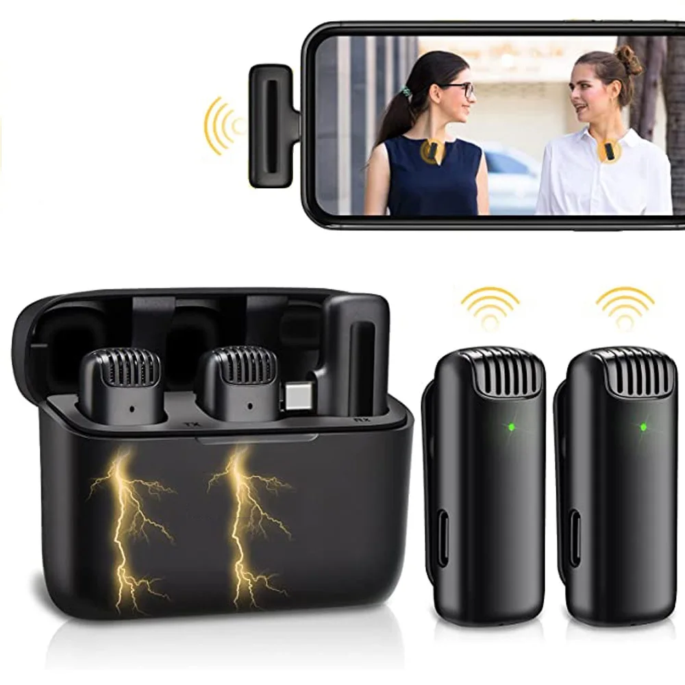 YP Wireless Lavalier Microphone Notebook Live Gaming Mic Charging Case Mic Portable Audio Video Recording for iPhone Android
YP Wireless Lavalier Microphone Notebook Live Gaming Mic Charging Case Mic Portable Audio Video Recording for iPhone Android