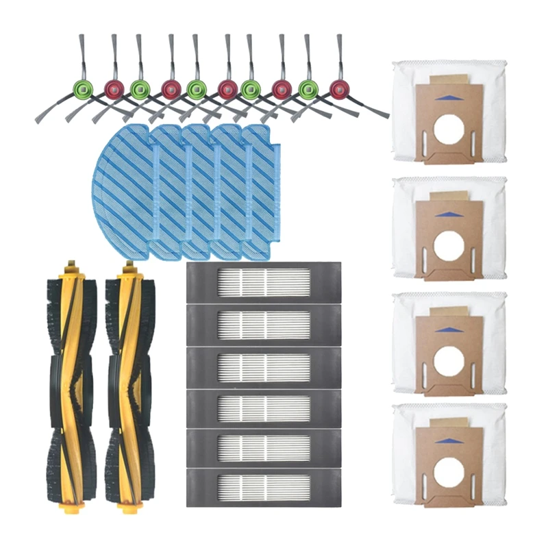 Roller Brush Dust Bags Replacement Filters Part Kit for Ecovacs Deebot OZMO T8 T8 AIVI Robot Vacuum Cleaner Accessories
Roller Brush Dust Bags Replacement Filters Part Kit for Ecovacs Deebot OZMO T8 T8 AIVI Robot Vacuum Cleaner Accessories