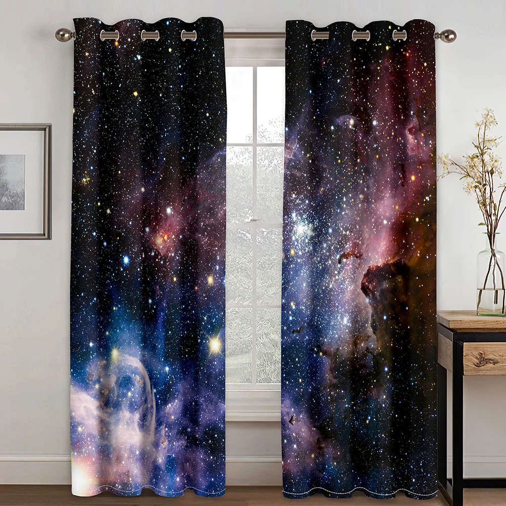 Star Universe Curtains for Kids Boys Rod Bedroom Decor Grommet Top 3D Galaxy Art Printed Living Room Window Drapes 2 Pieces
Star Universe Curtains for Kids Boys Rod Bedroom Decor Grommet Top 3D Galaxy Art Printed Living Room Window Drapes 2 Pieces