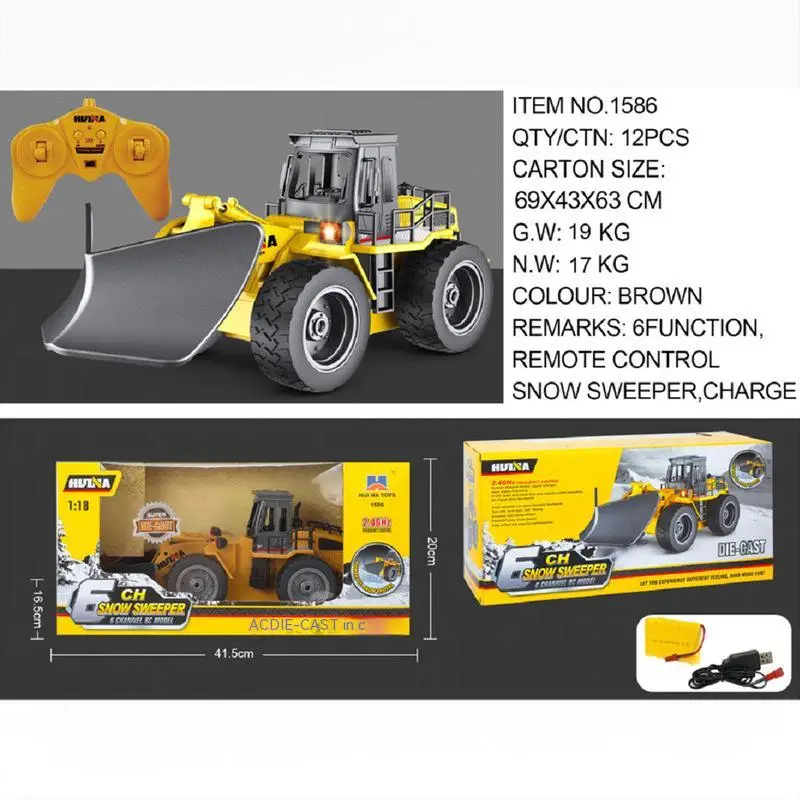 Car Remote Control Huina 1586 Rc Trcuks 6 Channel 2.4g Full Functional Front Loader Construction Tractor Boy Toys Christmas Gift
Car Remote Control Huina 1586 Rc Trcuks 6 Channel 2.4g Full Functional Front Loader Construction Tractor Boy Toys Christmas Gift