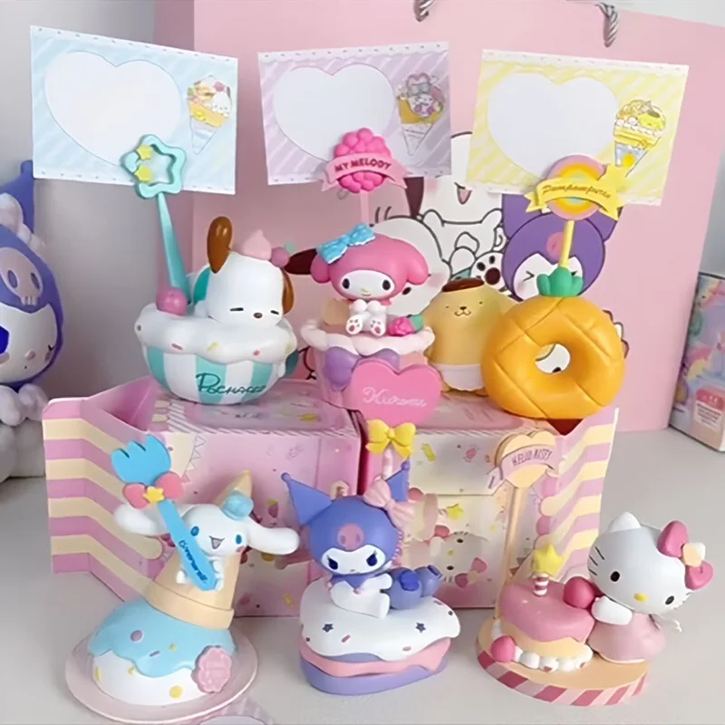 Суперпопулярная мини-фигурка Sanrio Kuromi Kitty Melody nakacco Cinnamoroll украшения для нот