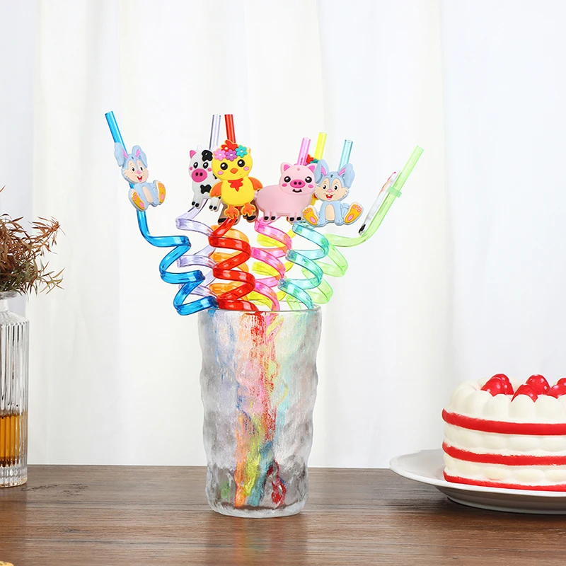 8 шт., пластиковые соломинки для напитков 
8 шт., пластиковые соломинки для напитков