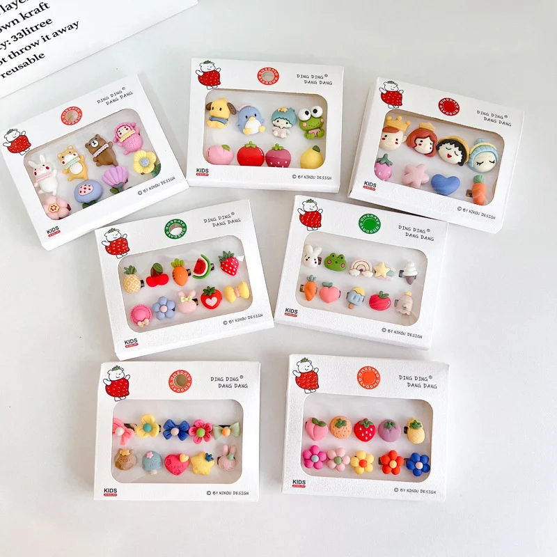 10PCS/Set Korean Color Cute Ice Cream Rabbit Bow Hair Clips For Girl Children Plastic Hairpin Barrettes Fashion Accessories Gift
10PCS/Set Korean Color Cute Ice Cream Rabbit Bow Hair Clips For Girl Children Plastic Hairpin Barrettes Fashion Accessories Gift