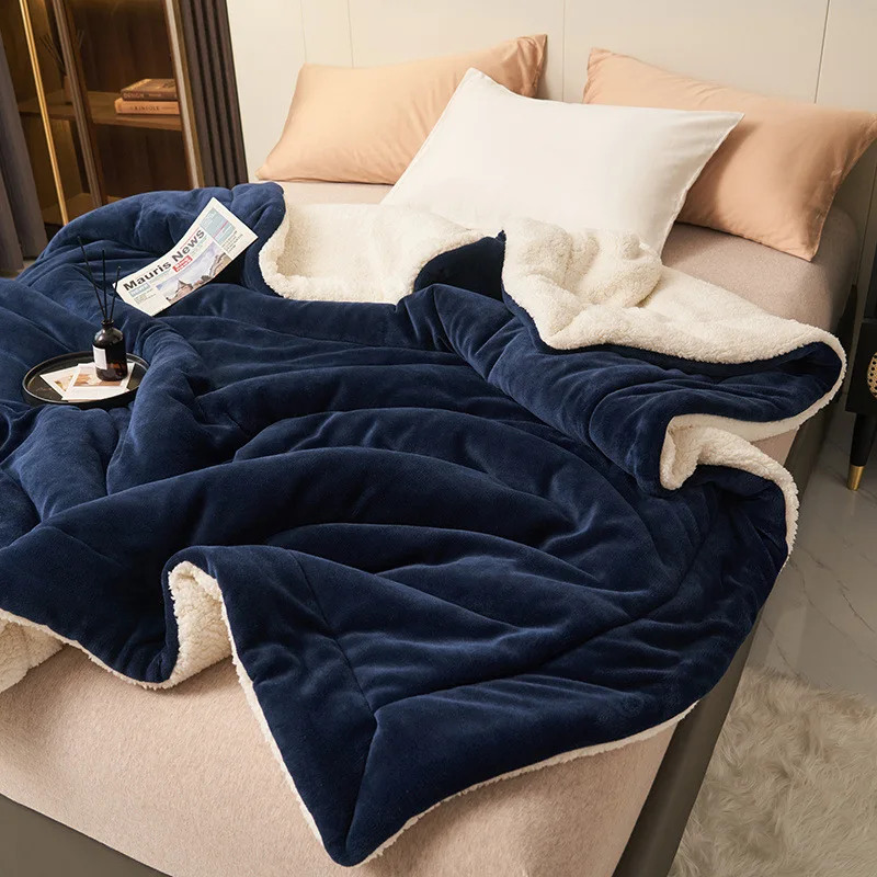 Winter Warm Thick Blankets Velvet Blanket Soft Throw Sofa Cover Bed Cover Double Sided Solid Color Plush Blanket Bedspread
Winter Warm Thick Blankets Velvet Blanket Soft Throw Sofa Cover Bed Cover Double Sided Solid Color Plush Blanket Bedspread