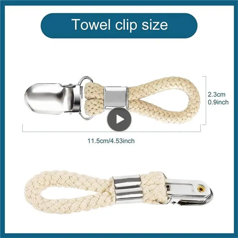 Home Socks Clothes Hanger Bathroom Towel Clips Multi Purpose Hooks Braided Multipurpose Towel Hanger Metal Clamp
Home Socks Clothes Hanger Bathroom Towel Clips Multi Purpose Hooks Braided Multipurpose Towel Hanger Metal Clamp