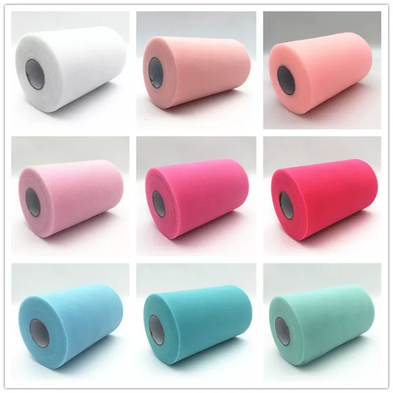 100Yard 15cm Tulle Roll Organza Fabric Spool Tulle Wedding Party Decoration Baby Shower Tulle for Needlework Sewing Accessories
100Yard 15cm Tulle Roll Organza Fabric Spool Tulle Wedding Party Decoration Baby Shower Tulle for Needlework Sewing Accessories