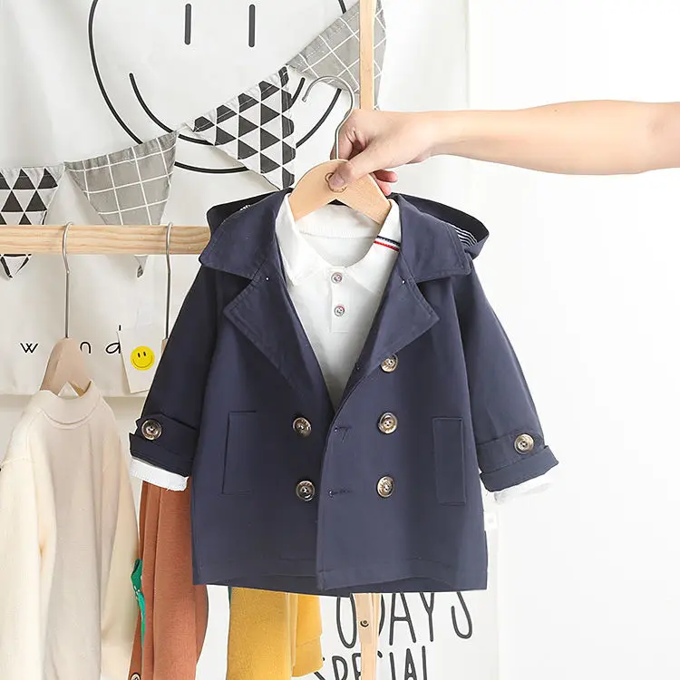 2022 Baby Jacket Toddler Girl Baby Coat 2022 Spring Fall Baby Trench Double Breast Windbreaker for Girl Kids Jacket for 1-6T
2022 Baby Jacket Toddler Girl Baby Coat 2022 Spring Fall Baby Trench Double Breast Windbreaker for Girl Kids Jacket for 1-6T