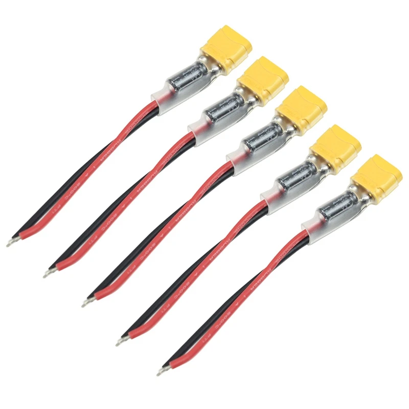 5PCS RC Battery Cable Silicone XT30 Plug Connector Power Cord With Capacitor For Sailfly-X RC FPV Drone
5PCS RC Battery Cable Silicone XT30 Plug Connector Power Cord With Capacitor For Sailfly-X RC FPV Drone