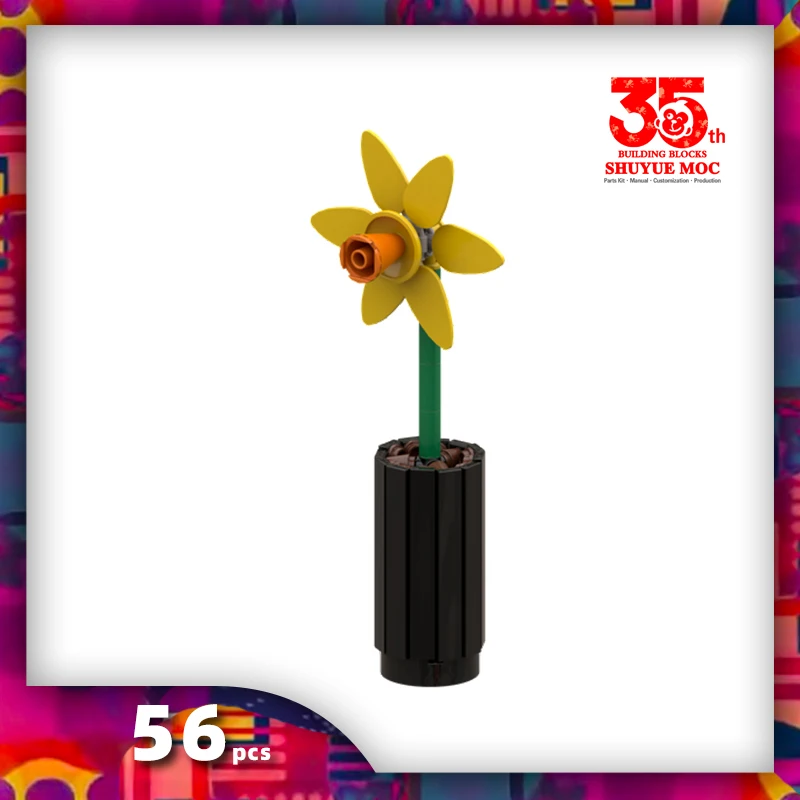 Soliflore Flower Bouquet Building Blocks Kit DIY Flowers Block Toys Set Rose Bricks Set Gift for Girls Friends adults daffodil
Soliflore Flower Bouquet Building Blocks Kit DIY Flowers Block Toys Set Rose Bricks Set Gift for Girls Friends adults daffodil