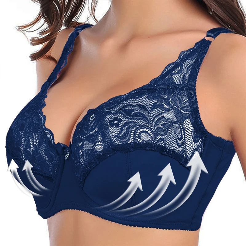 Lace Bra Plus Size Bra Women Underwear Bralette Crop Top Sexy Female Bra Large BH Tube Top Female Push Up Brassiere Laced Bra
Lace Bra Plus Size Bra Women Underwear Bralette Crop Top Sexy Female Bra Large BH Tube Top Female Push Up Brassiere Laced Bra