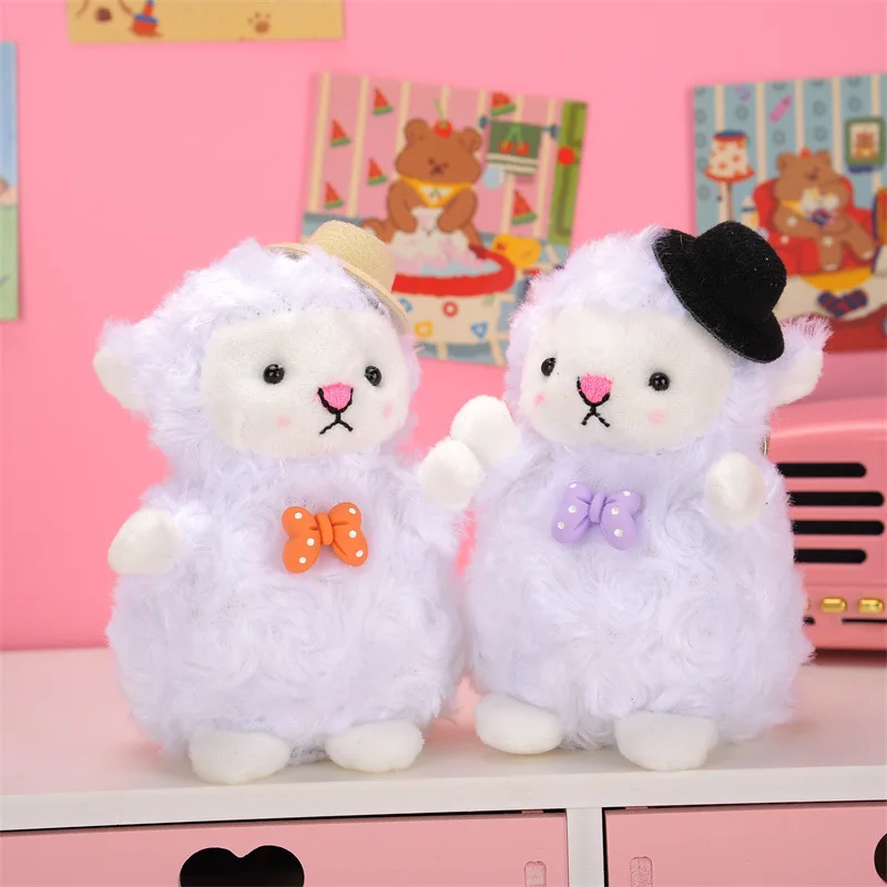 12cm Kawaii Cute Sheep Wool Toy Alpaca Doll Keychain Creative Animal Bag Pendant Children Girl Doll Birthday Gift
12cm Kawaii Cute Sheep Wool Toy Alpaca Doll Keychain Creative Animal Bag Pendant Children Girl Doll Birthday Gift